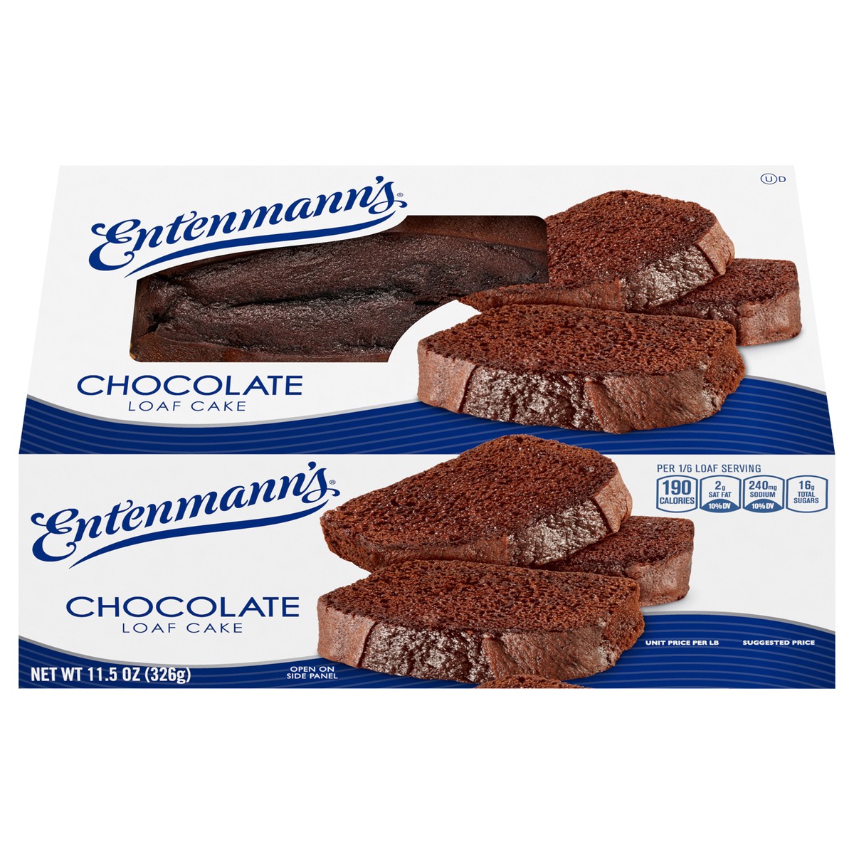 slide 1 of 4, Entenmann's Chocolate Loaf Cake, 11.5 oz, 11.5 oz