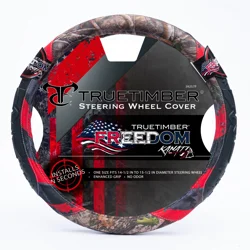 True Timber Freedom Camo with Molded Grip Steering Wheel Cover