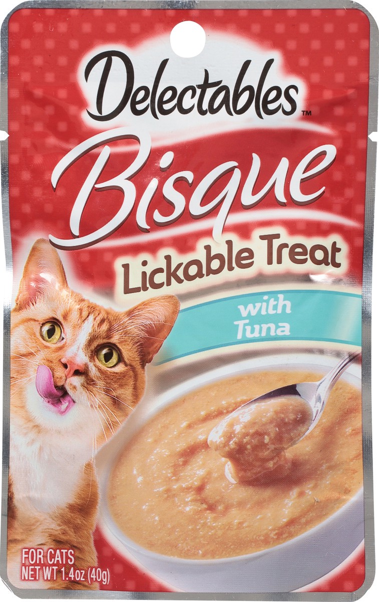 slide 15 of 15, Delectables Bisque Tuna & Chicken Cat Treats, 1.4 oz