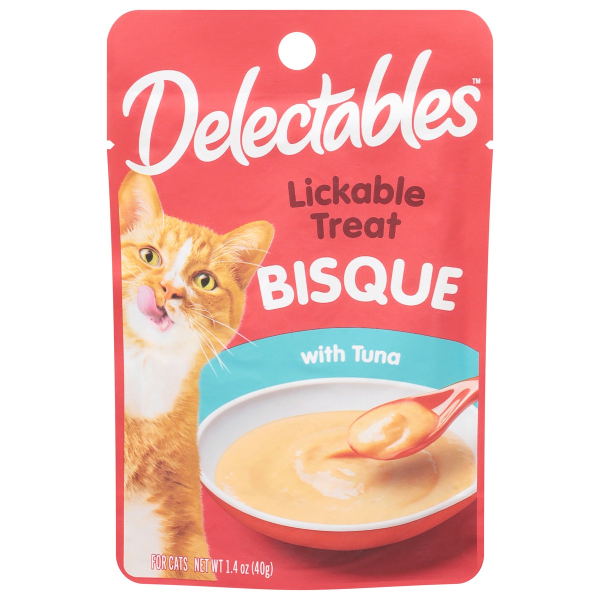 slide 1 of 15, Delectables Bisque Tuna & Chicken Cat Treats, 1.4 oz