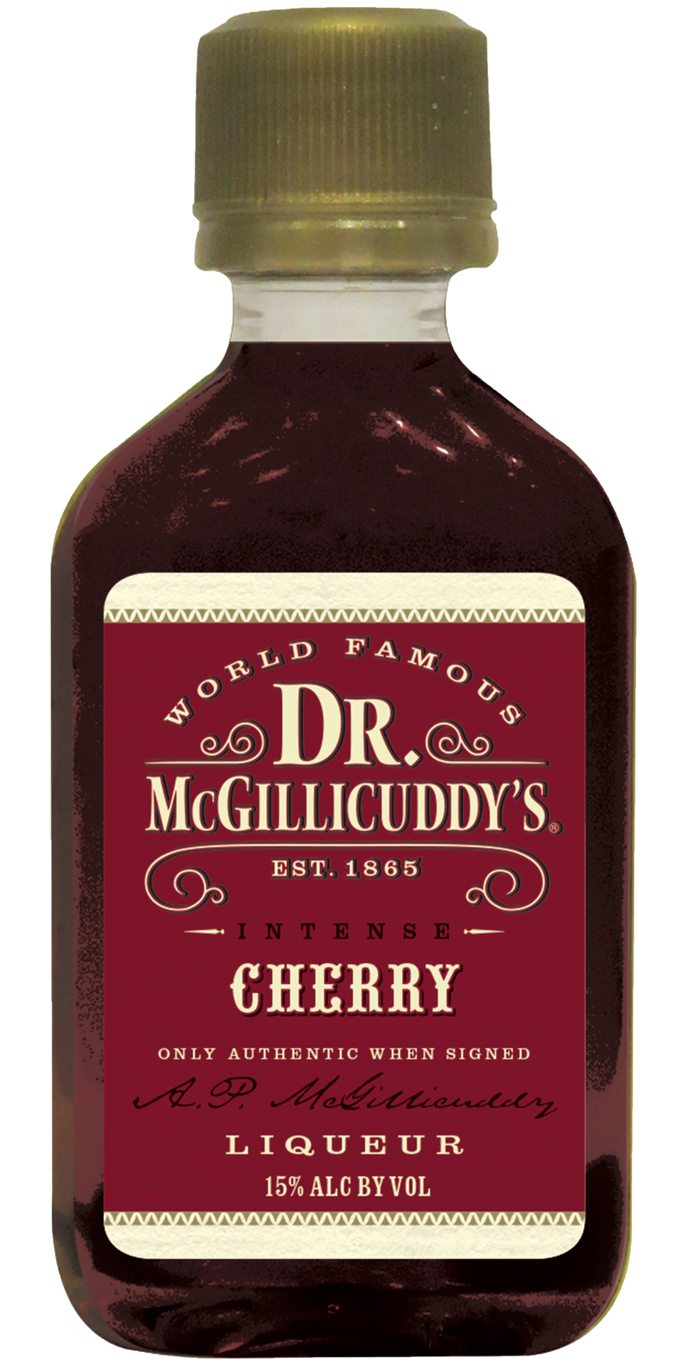 slide 1 of 2, Dr. McGillicuddy's Cherry Pie Liqueur, 50 ml