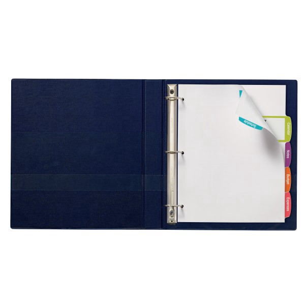 slide 7 of 8, Avery® Big Tab™ Printable Large Label Dividers With Easy Peel®, 8 1/2"" x 11"", 5 Tab, White, Pack Of 4, 4 ct; 8 1/2 in x 11 in