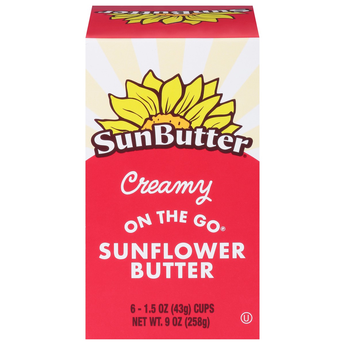 slide 1 of 6, SunButter On the Go Creamy Sunflower Butter 6 - 1.5 oz Cups, 6 ct