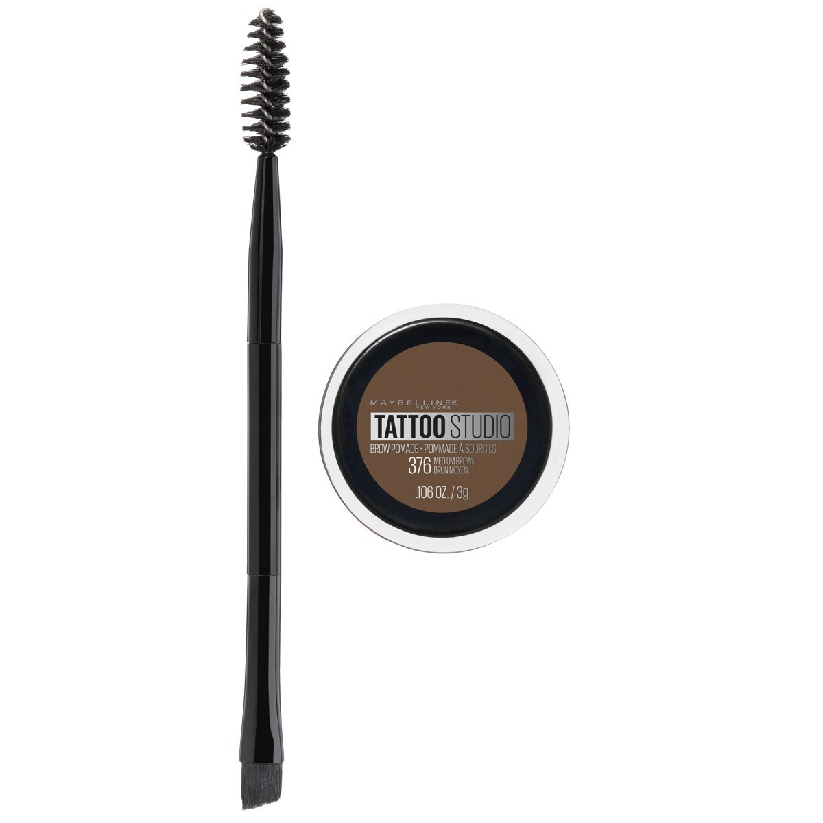 slide 1 of 46, Tattoo Studio Brow Pomade 376 Medium Brown - 0.11oz, 0.106 oz