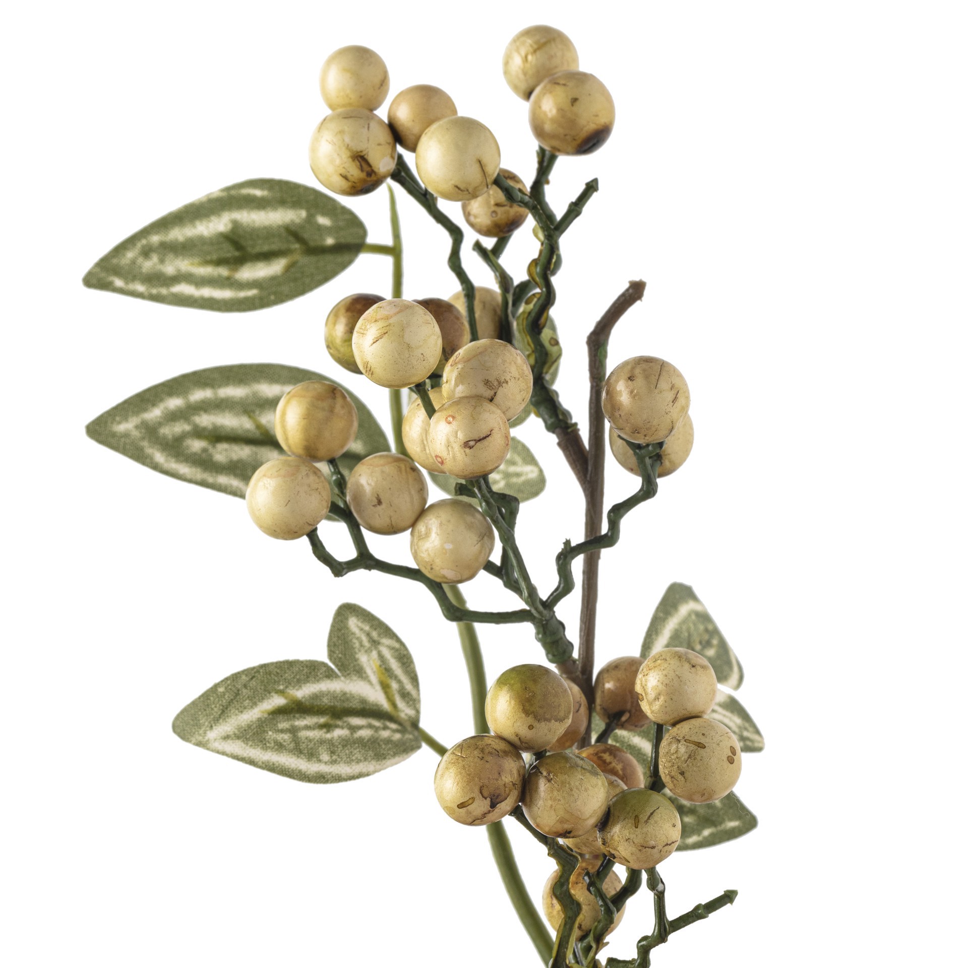 slide 3 of 3, Green Berry Stem With Leaves By Ashland, 32 in