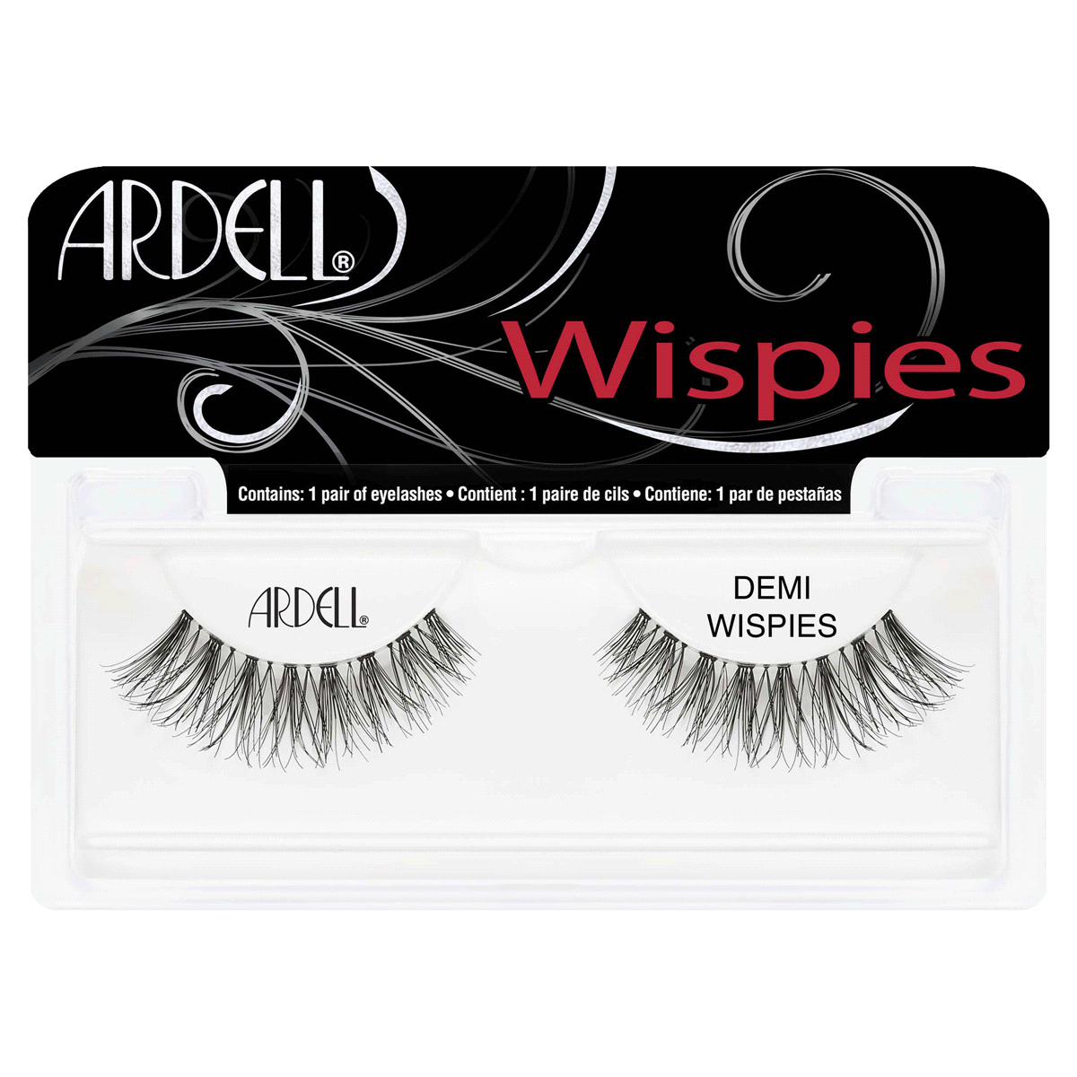 slide 1 of 1, Ardell InvisiBands Demi Wisp Lashes - Black, 4 ct