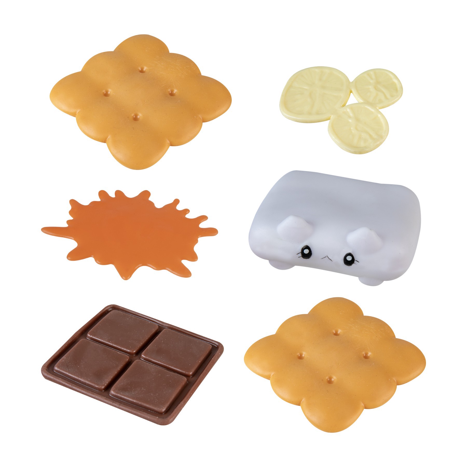 slide 6 of 10, Orb Factory Assorted Orb Stretchee Cuties Secret Menu Squishy Toy, 1pc., 1 squishy toy