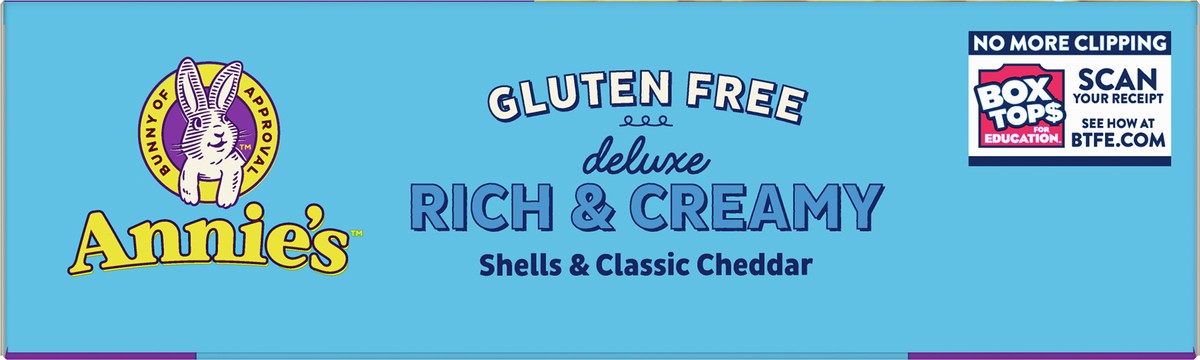 slide 7 of 9, Annie's Deluxe Gluten Free Mac and Cheese Sauce, Shells and Classic Cheddar, 11 oz, 11 oz