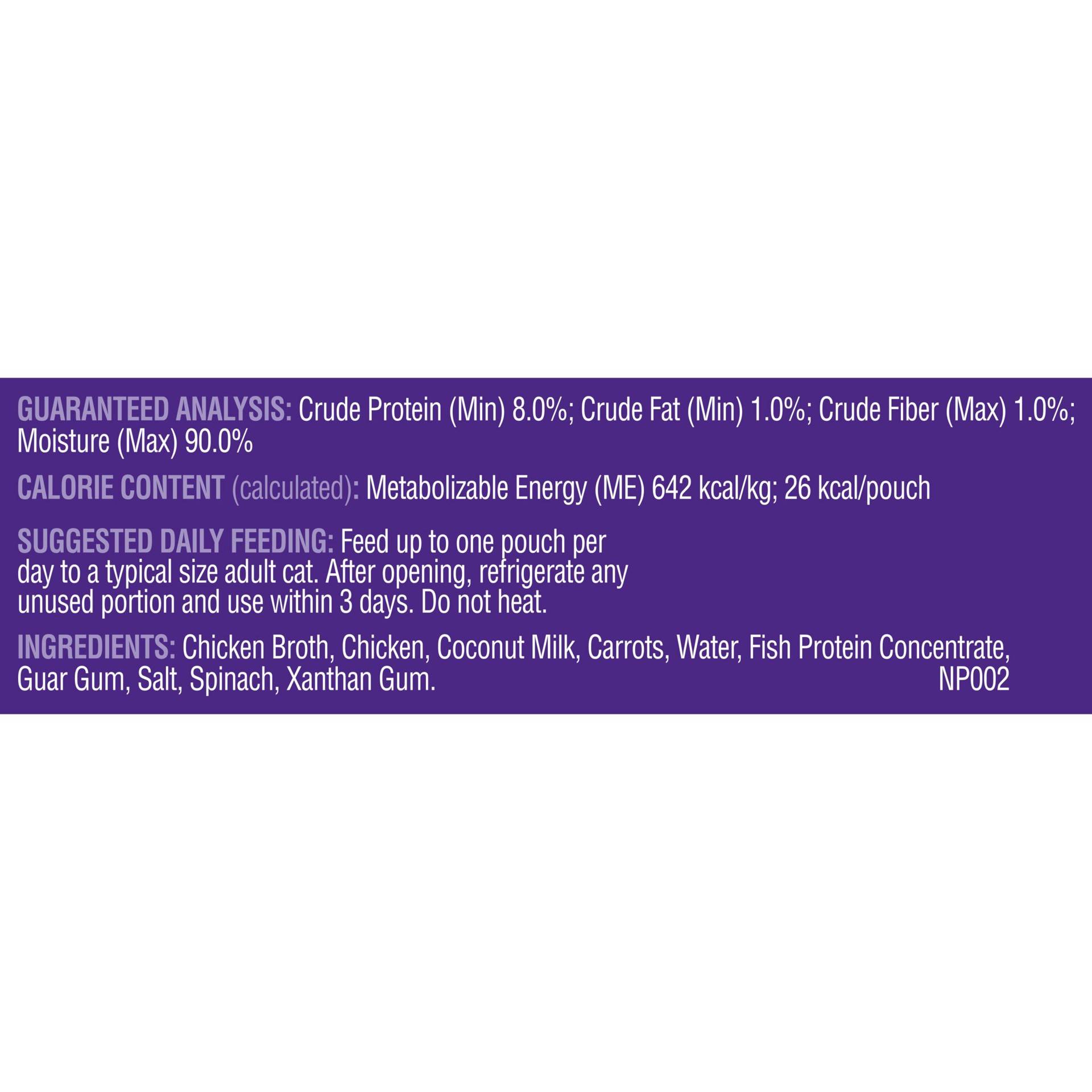 slide 8 of 8, Rachael Ray Nutrish Purrfect Broths Creamy Chicken Recipe, Lickable Complements for Cats, 1.4 oz. Pouch, 1.4 oz