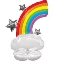 AirLoonz Rainbow 48-55 Inch Decorative Air-Filled Balloon