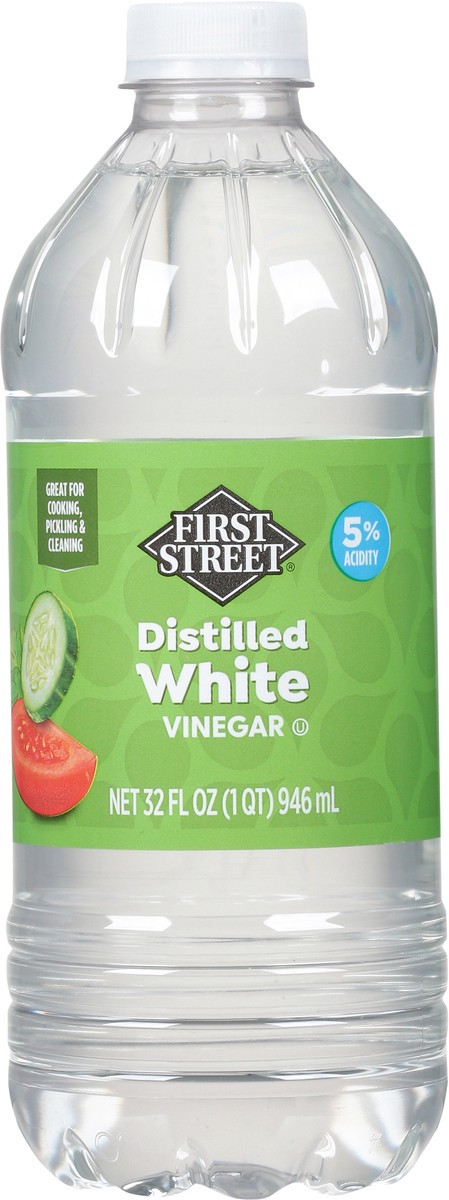 slide 2 of 13, First Street Distilled White Vinegar, 32 oz