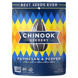 Chinook Seedery Sunflower Seeds Parmesan & Pepper