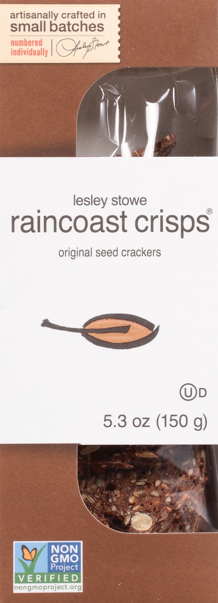 slide 6 of 9, Raincoast Crisps Original Seed Crackers 5.3 oz, 5.3 oz