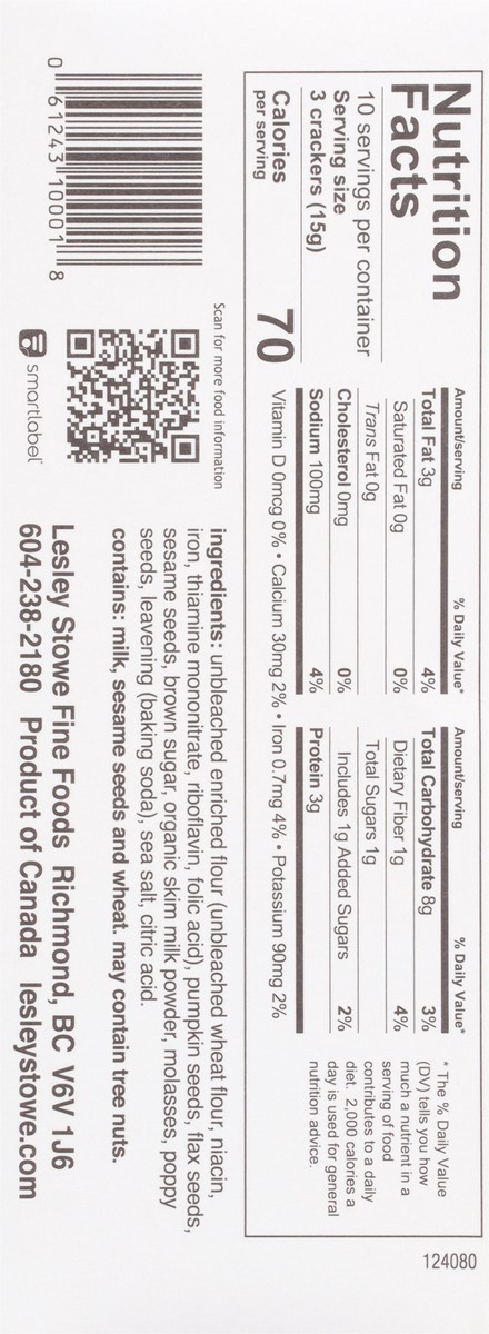 slide 4 of 9, Raincoast Crisps Original Seed Crackers 5.3 oz, 5.3 oz