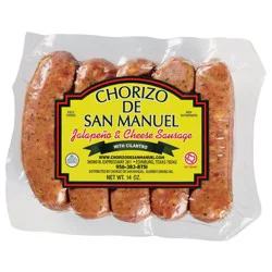 Chorizo de San Manuel Jalapeno Cheese Cilantro Sausage
