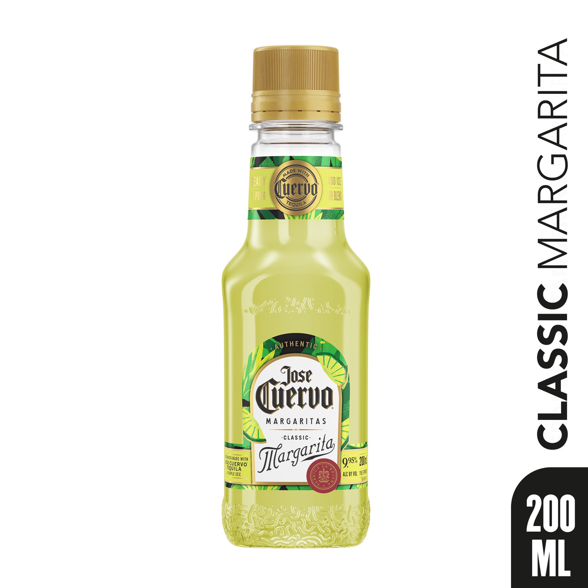 slide 1 of 5, Jose Cuervo Authentic Margarita Classic Lime Ready to Drink Cocktail - 200 ml, 4 ct; 200 ml