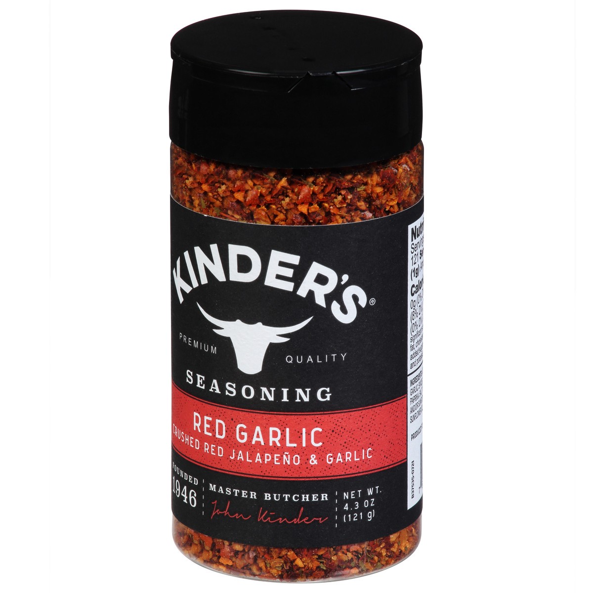 slide 12 of 14, Kinder's Red Jalapeno Garlic Seasoning 4.3 oz, 4.3 oz
