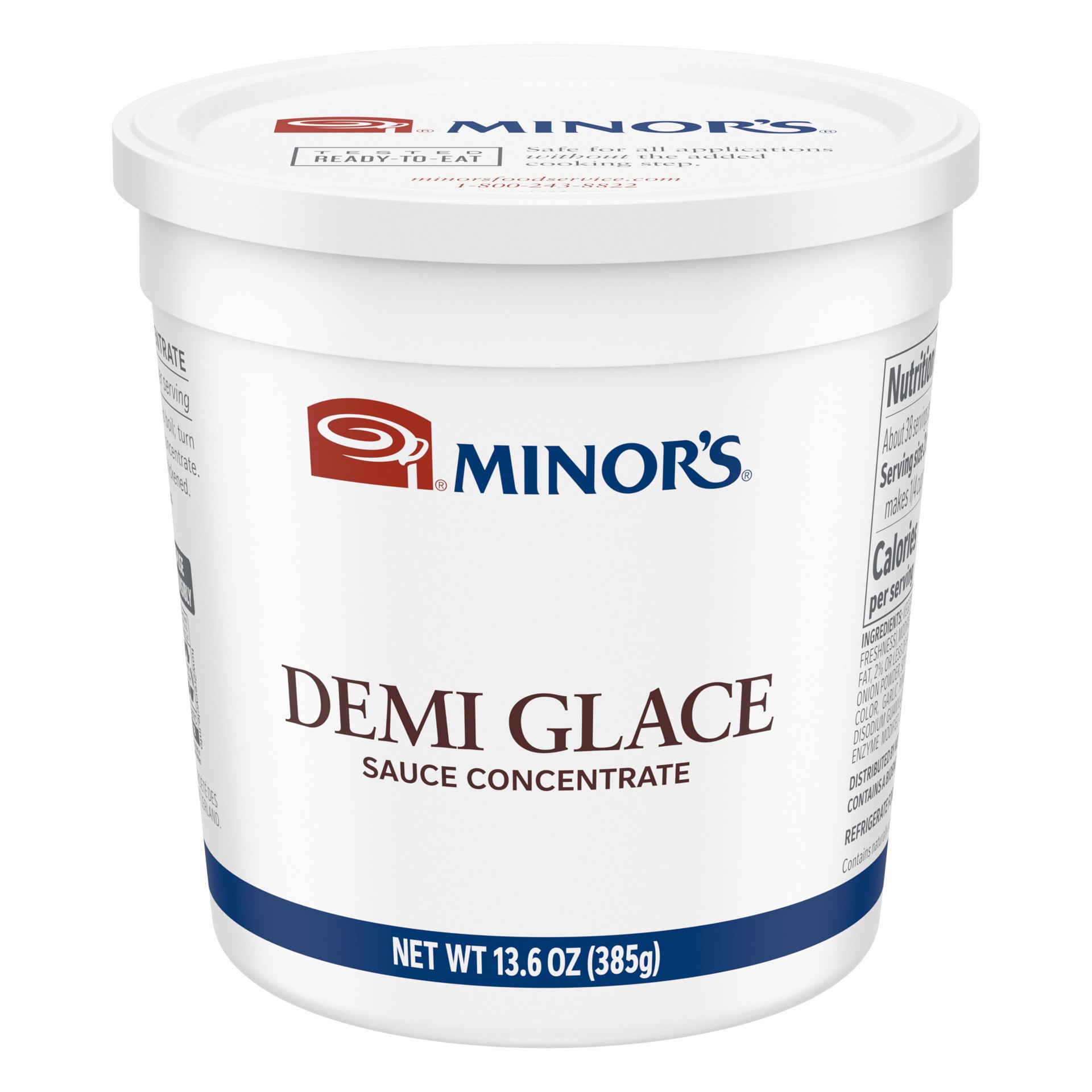 slide 1 of 5, Minor's Demi-Glace Sauce, 13.6 oz