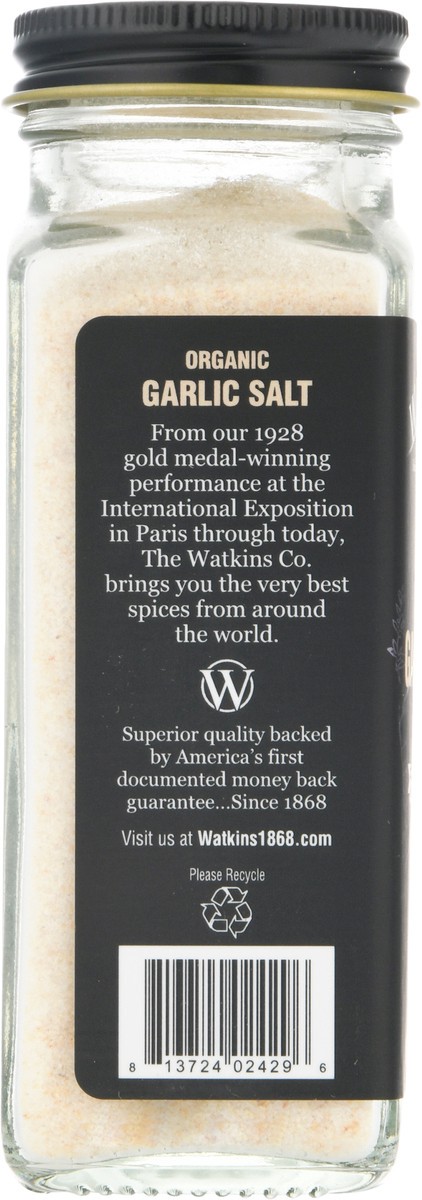 slide 11 of 12, Watkins Organic Garlic Salt 4.9 oz, 4.9 oz