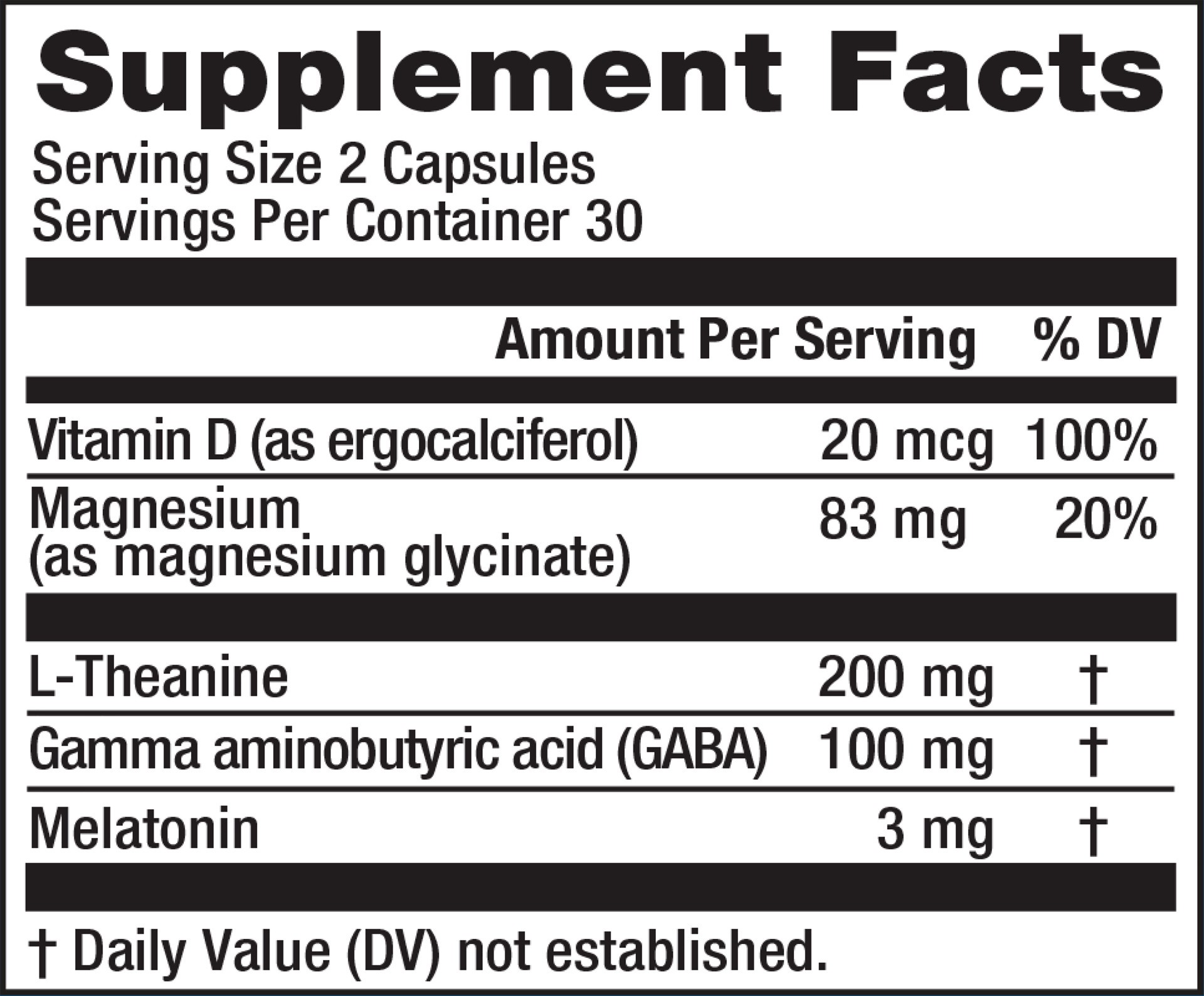 slide 3 of 5, Natural Vitality Calm Nature's Vitality CALM Sleep Magnesium Glycinate 60 Vegan Capsules, 60 ct