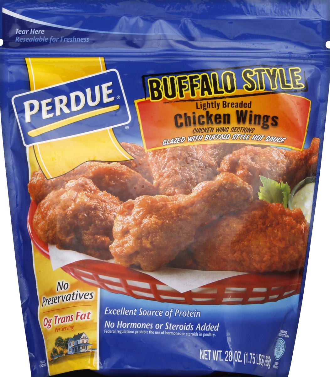 slide 3 of 3, Perdue Glazed Breaded Buffalo Wings, 28 oz