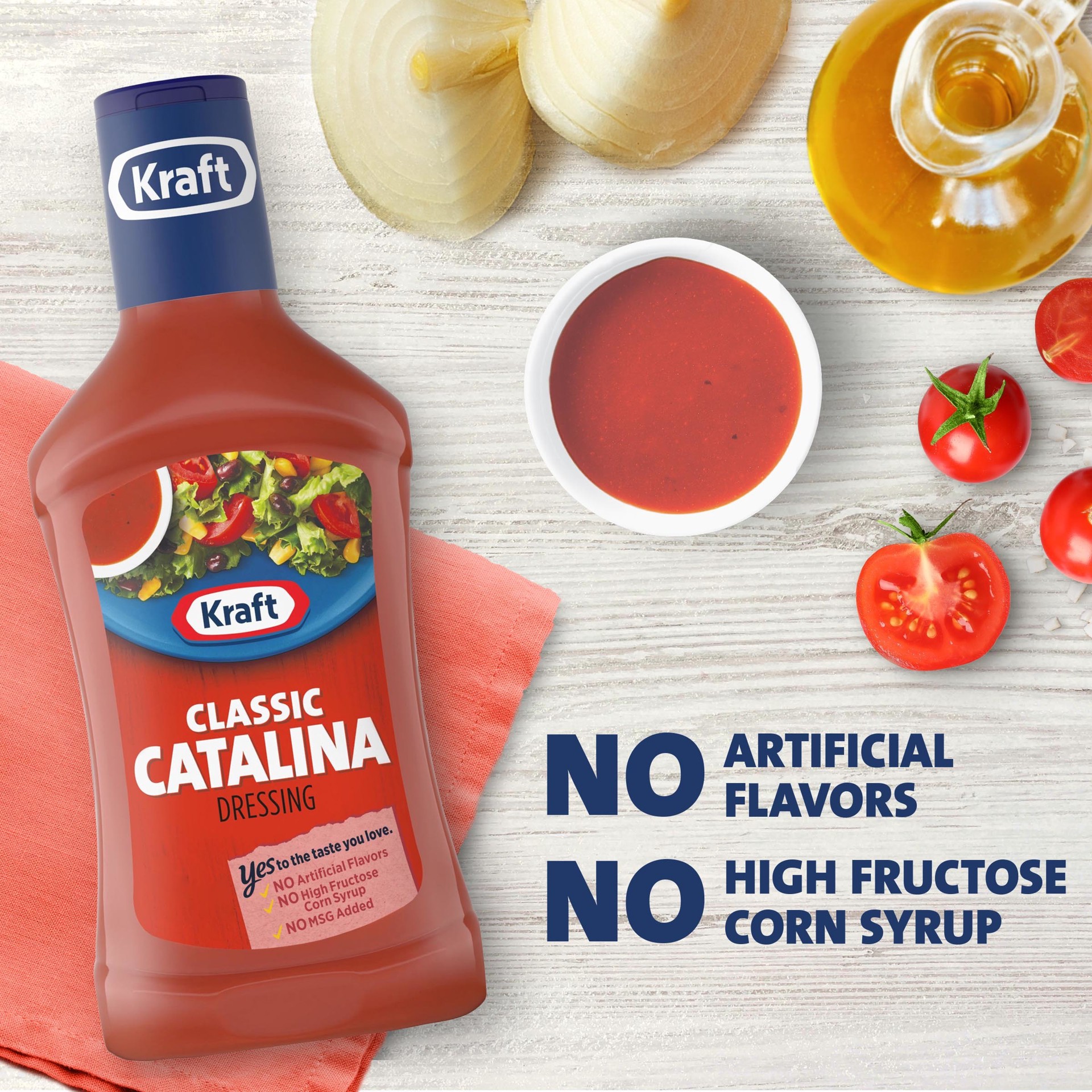 slide 11 of 13, Kraft Classic Catalina Salad Dressing, 16 fl oz