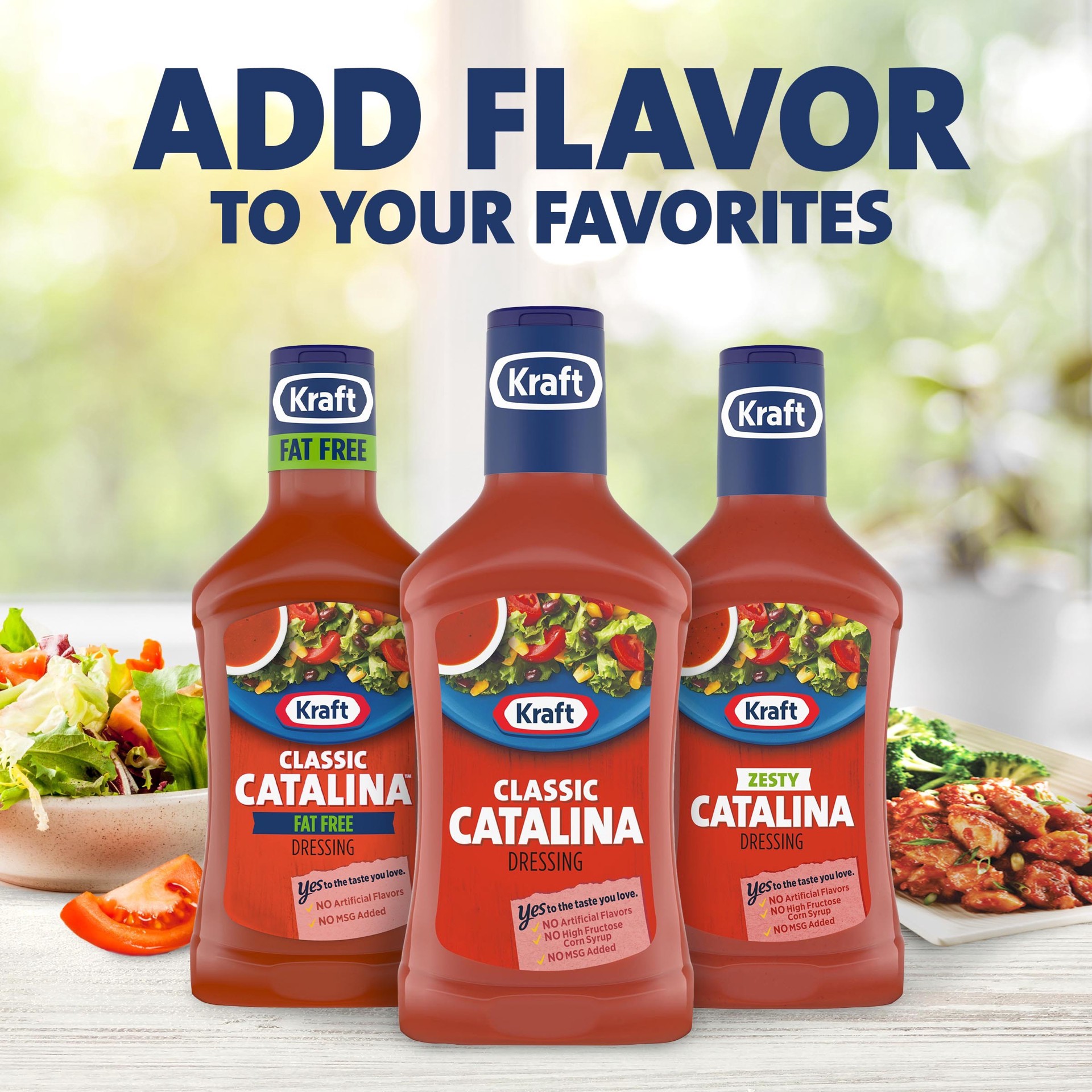slide 2 of 13, Kraft Classic Catalina Salad Dressing, 16 fl oz