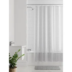 Zenna Home Cubitz PEVA Shower Curtain 1 ea