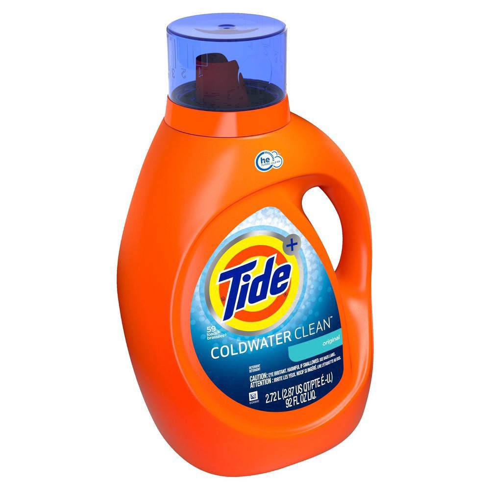 slide 44 of 77, Tide Coldwater Clean High Efficiency Liquid Laundry Detergent - 92 fl oz, 92 fl oz