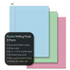 slide 3 of 9, iQ Pastel Legal Pads 8.5x11- Asst - 50sh/pad, 3 ct; 16 lb