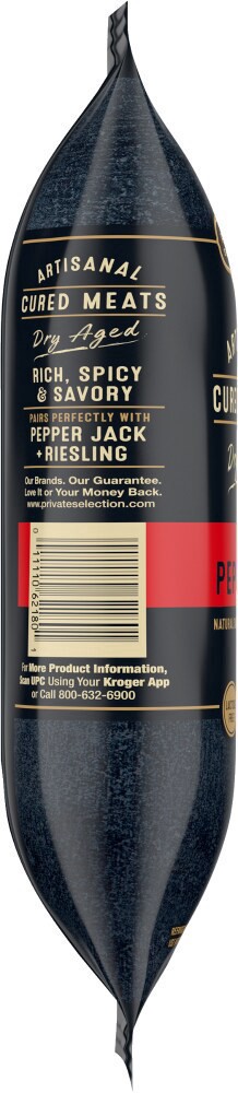 slide 2 of 6, Private Selection Artisanal Dry Aged Cured Hot Pepperoni, 6 oz