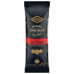 Private Selection Artisanal Dry Aged Cured Hot Pepperoni