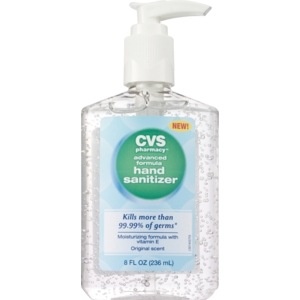 slide 1 of 1, CVS Pharmacy Advanced Formula Original Scent Hand Sanitizer, 8 oz