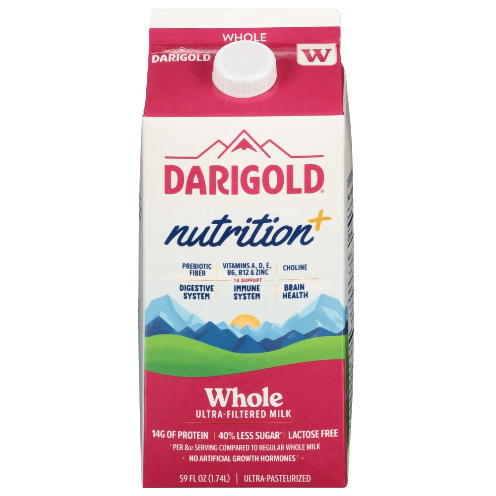 slide 3 of 5, Darigold Nutrition+ Whole Ultra-Filtered Milk 59 fl oz, 59 fl oz