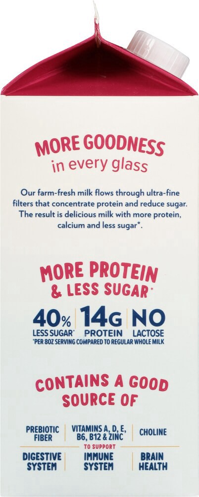 slide 5 of 5, Darigold Nutrition+ Whole Ultra-Filtered Milk 59 fl oz, 59 fl oz