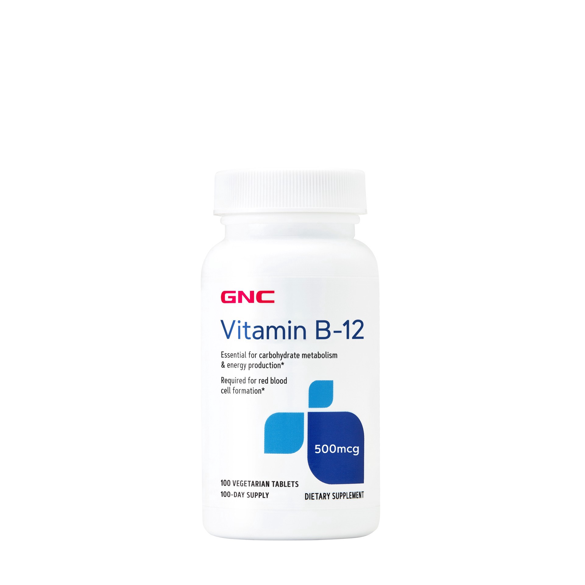 slide 1 of 1, GNC Vitamin B-12 500 mcg, 100 ct