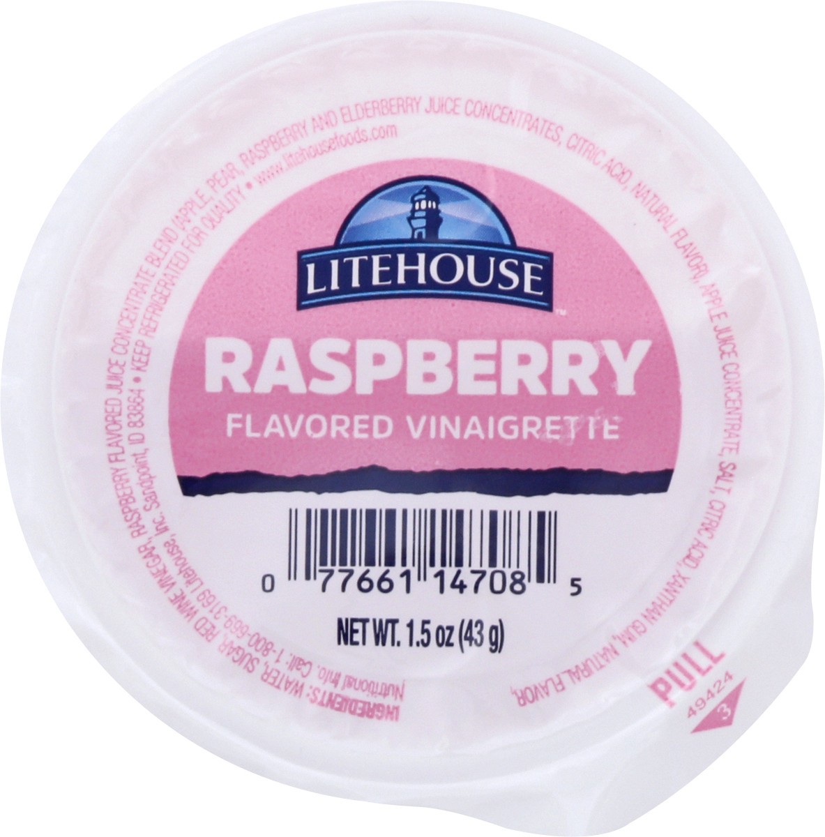 slide 6 of 9, Litehouse Raspberry Flavored Vinaigrette 1.5 oz, 1.5 oz