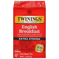 Twinings Extra Bold Tea Eng Brekfast - 20 ct
