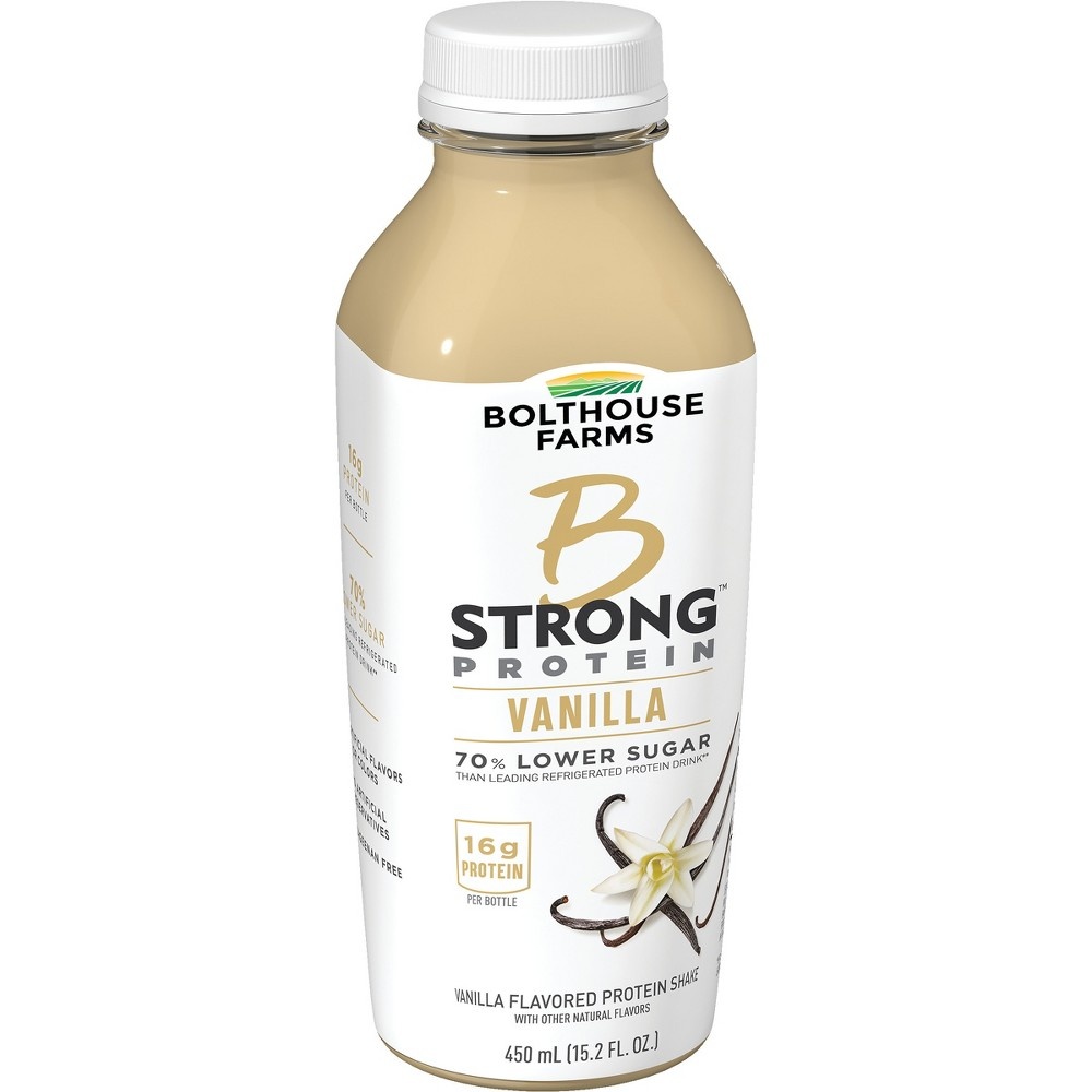 slide 4 of 7, Bolthouse Farms B Strong Protein Vanilla Shake, 15.2 fl oz
