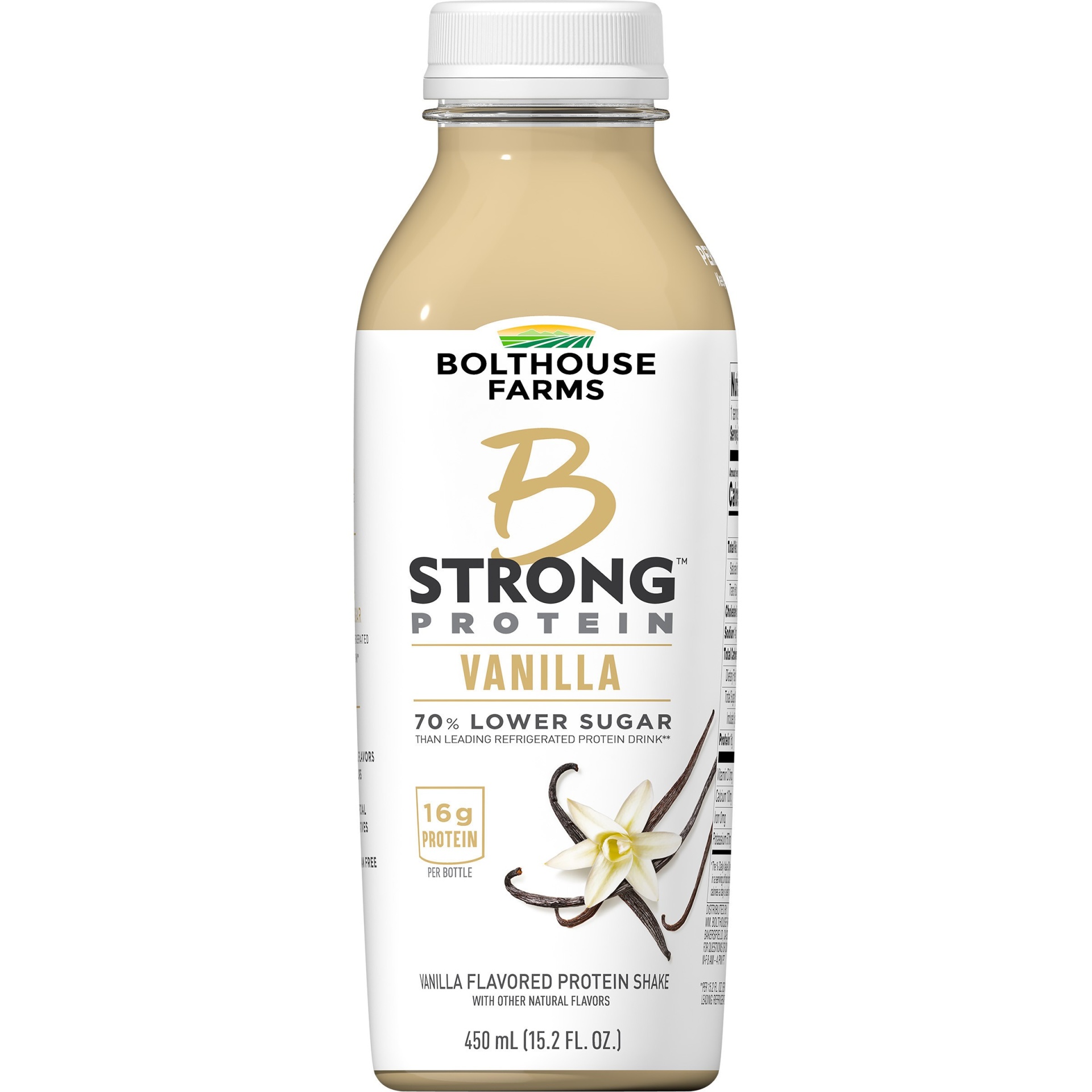 slide 1 of 7, Bolthouse Farms B Strong Protein Vanilla Shake, 15.2 fl oz