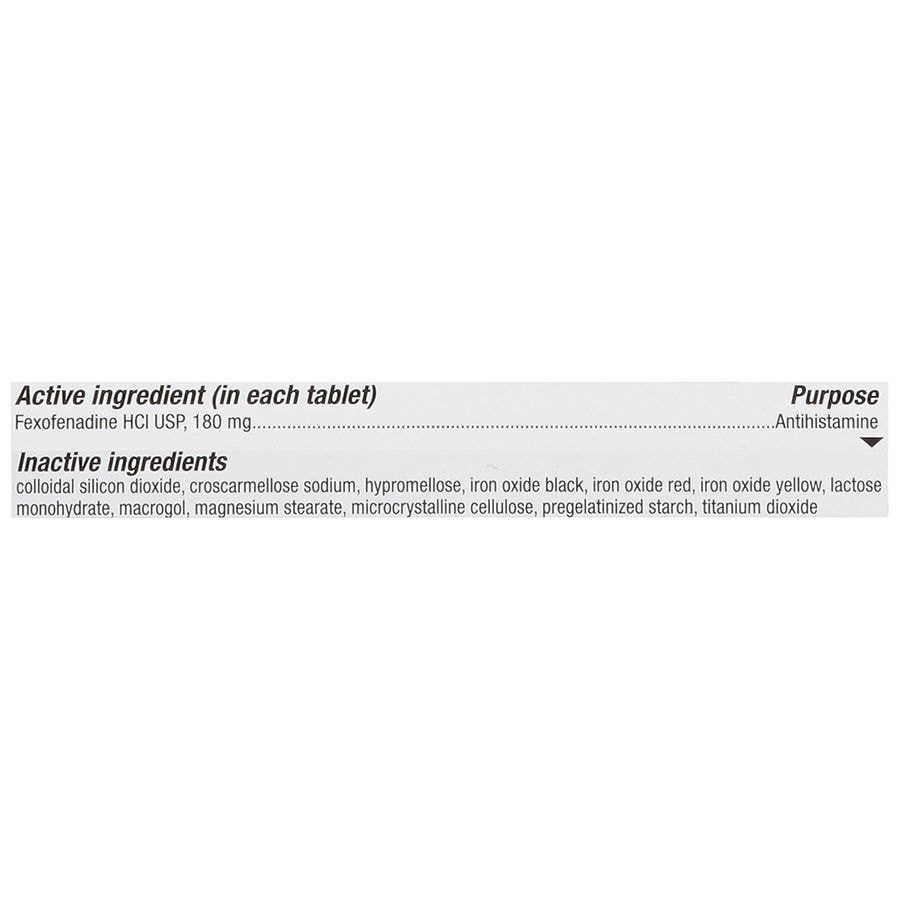 slide 3 of 5, Walgreens 24 Hour Allergy Relief Fexofenadine Tablets, 30 ct