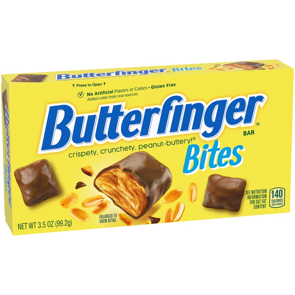 slide 2 of 9, BUTTERFINGER BITES Candy Bars 3.5 oz. Box, 3.5 oz