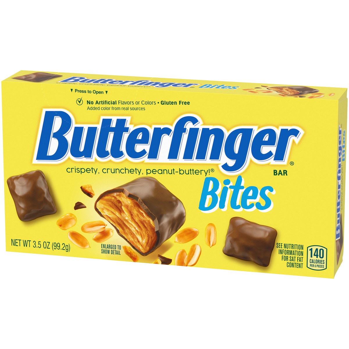 slide 3 of 9, BUTTERFINGER BITES Candy Bars 3.5 oz. Box, 3.5 oz