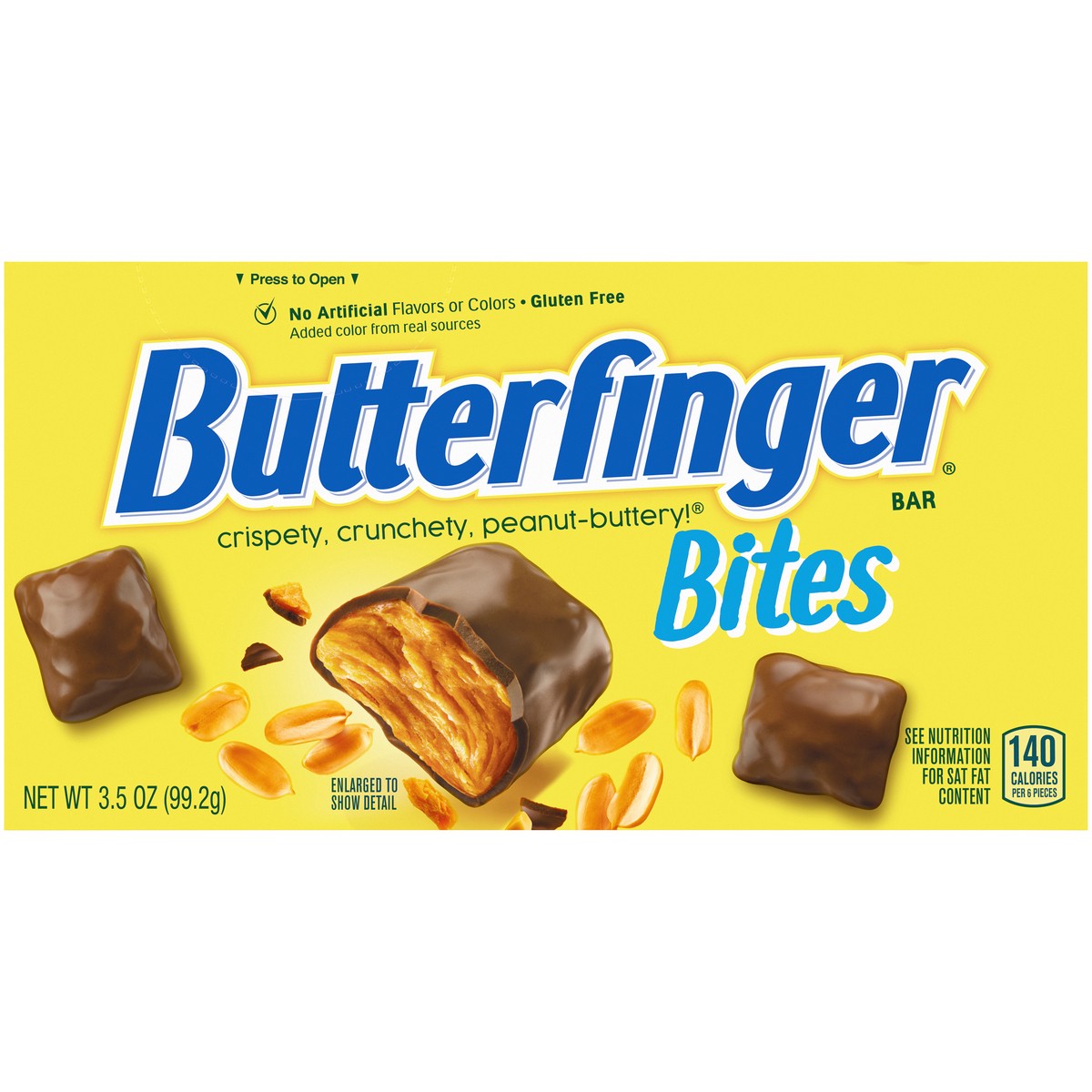 slide 6 of 9, BUTTERFINGER BITES Candy Bars 3.5 oz. Box, 3.5 oz