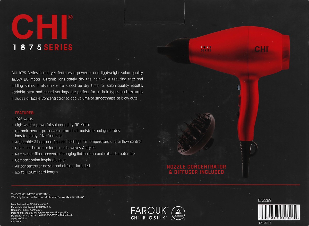 slide 4 of 9, CHI Hair Blower 1 ea, 1 ct