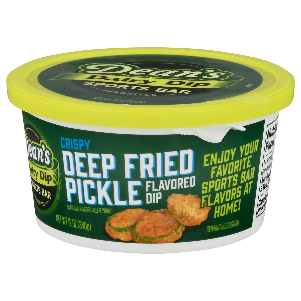 slide 3 of 9, Dean's Sport's Bar Crispy Deep Fried Pickle Flavored Dip, 12 oz