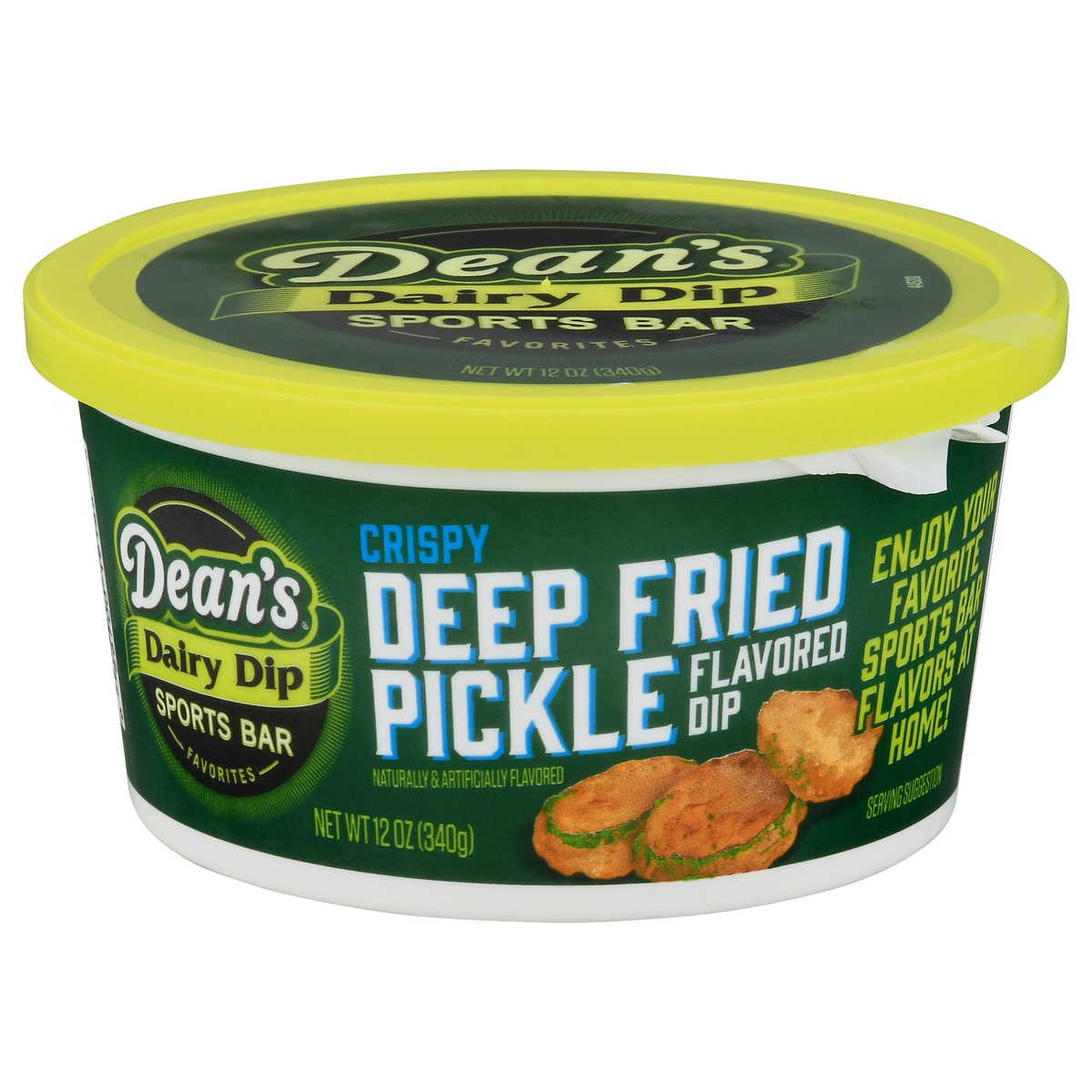 slide 1 of 1, Dean's Sport's Bar Crispy Deep Fried Pickle Flavored Dip, 12 oz