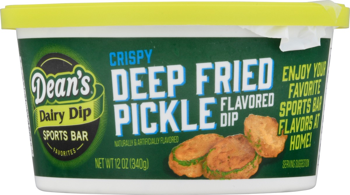 slide 6 of 9, Dean's Sport's Bar Crispy Deep Fried Pickle Flavored Dip, 12 oz