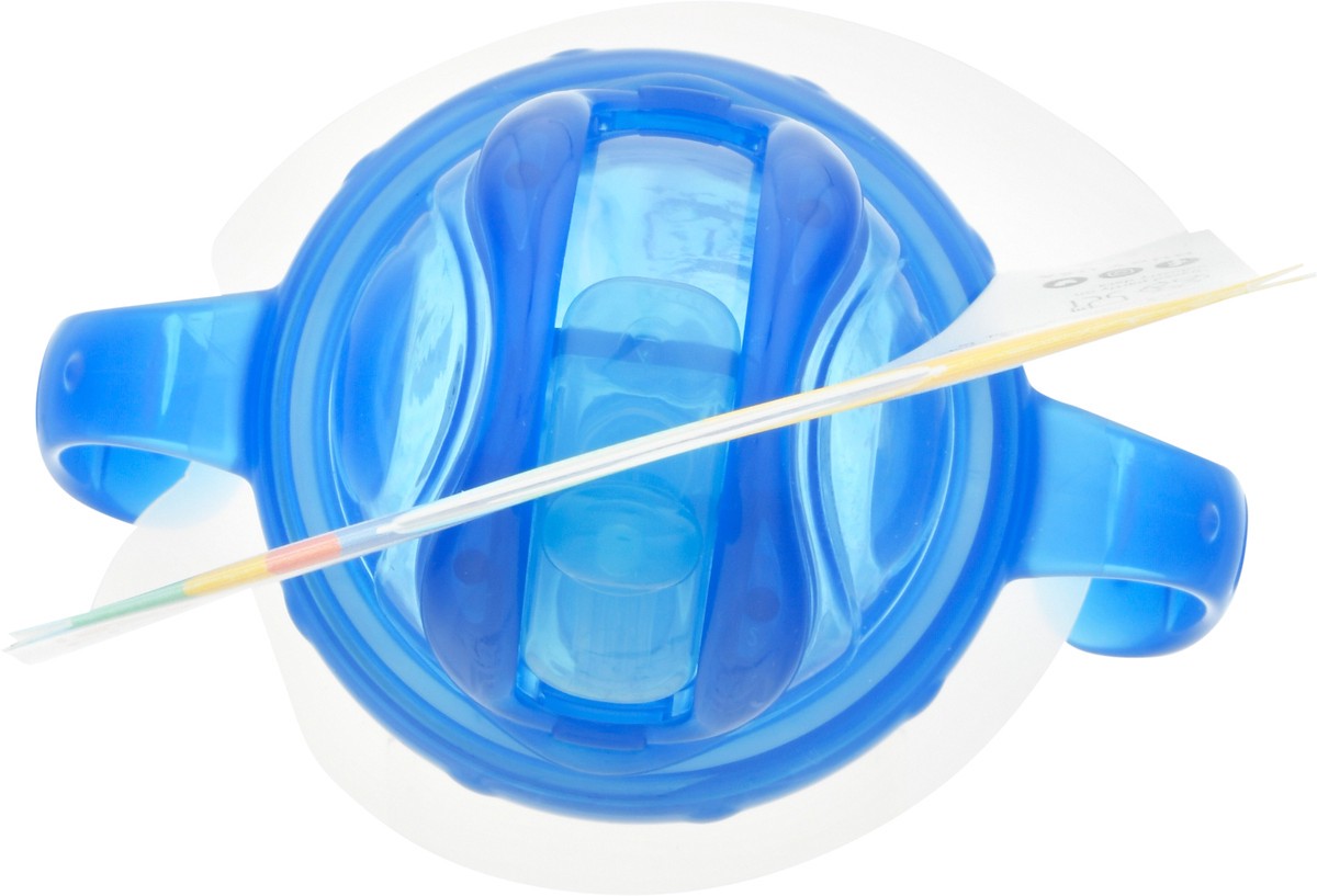 slide 9 of 9, Nuby 12m+ Flip N' Sip Soft Straw Trainer Cup 1 ea, 1 ct