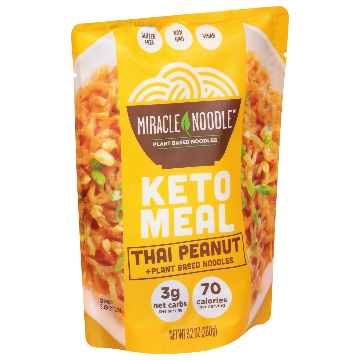 slide 4 of 9, Miracle Noodle Kitchen Thai Peanut Keto Meal 9.2 oz, 9.2 oz